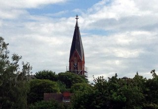 Blick auf den Prohner Kirchturm, © Sabrina Wittkopf-Schade