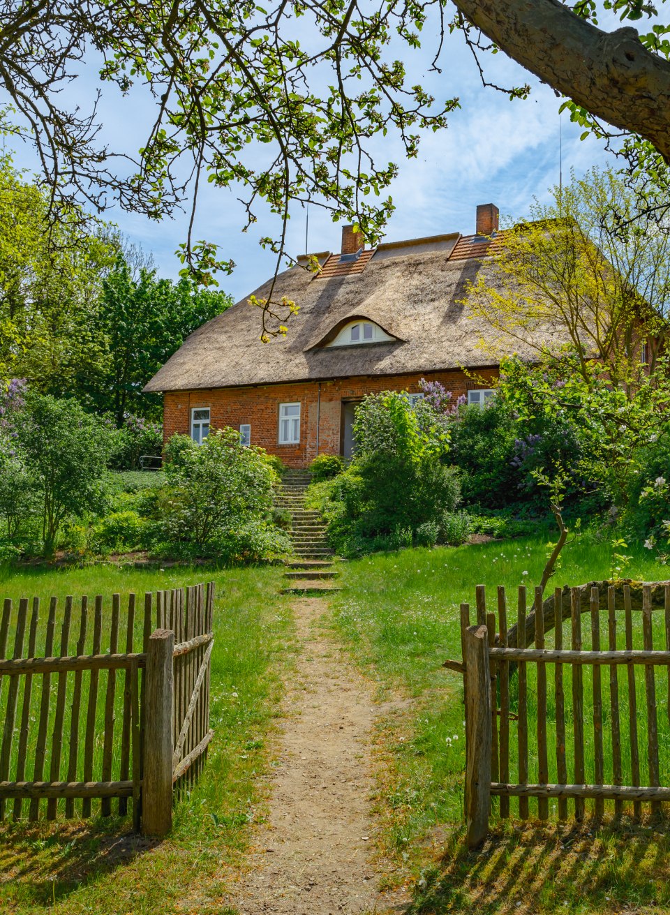 Der Garten in Schwerin-Mueß liegt hinter der ehemaligen Dorfschule und durfte vom Lehrer genutzt und bestellt werden., © TMV/Tiemann