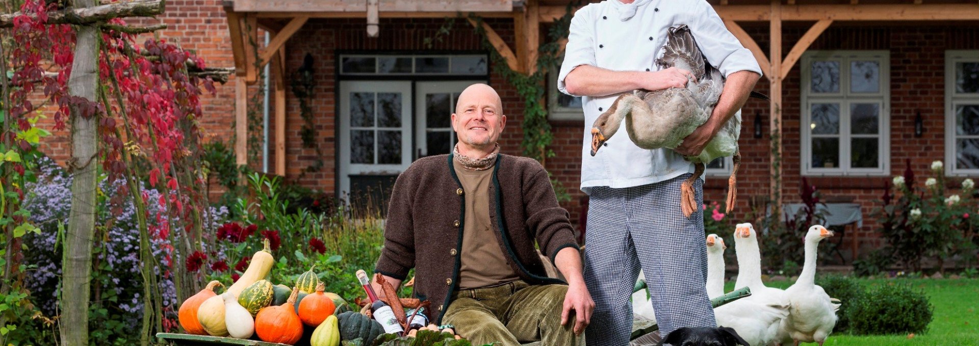 Bio-Qualität aus eigenem Stall und Garten frisch auf den Teller., © © Dirk Eisermann