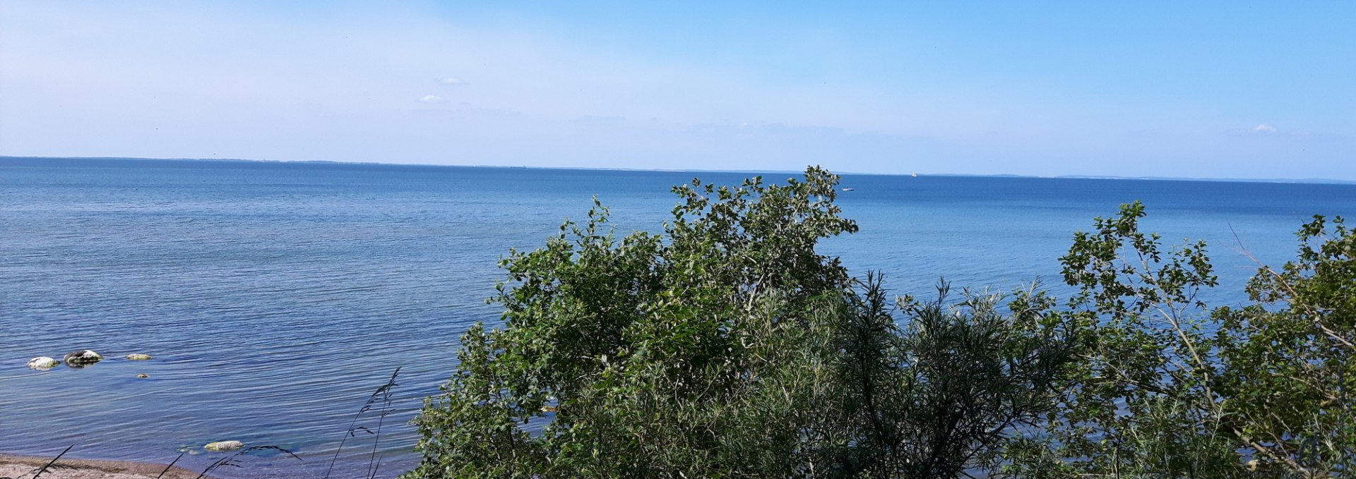 Steine und Muscheln sammeln und dabei einen tollen Blick auf die Insel Rügen, © tvv-michaelis