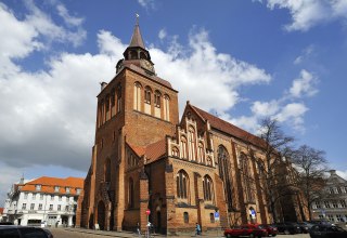 Außenansicht Pfarrkirche St. Marien, © Helga Möbius