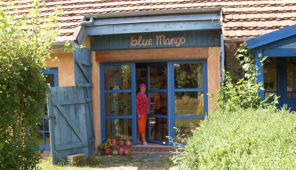 Im Blue Mango Haus treffen zwei Kontinente aufeinander, © Töpferei Blue Mango