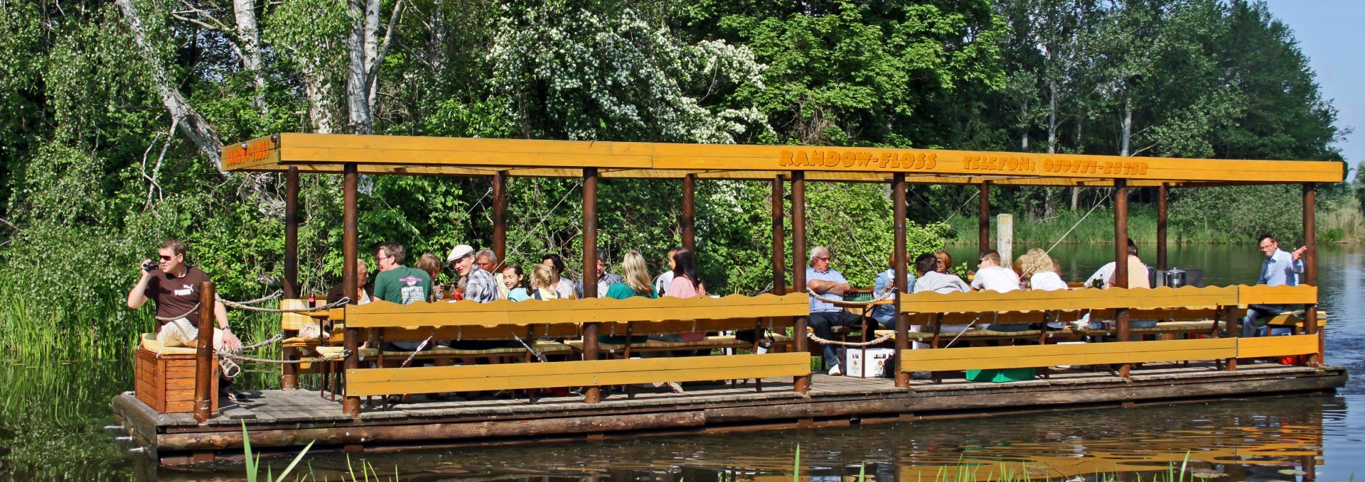 Floßfahrt auf der Randow, © Herr Fründt