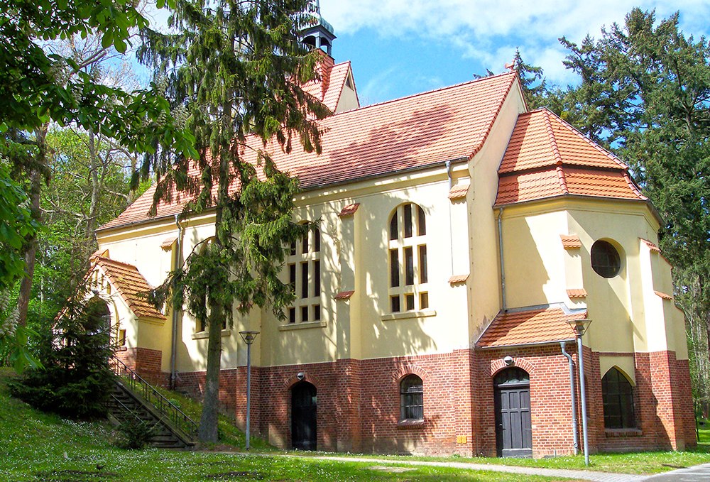 Die Klinikumskirche von außen, © Förderverein Klinikumskirche zu Stralsund e.V.