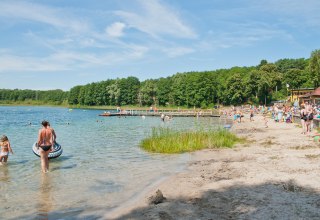 Badestrand Weißer See bei Wesenberg, © Christin Drühl