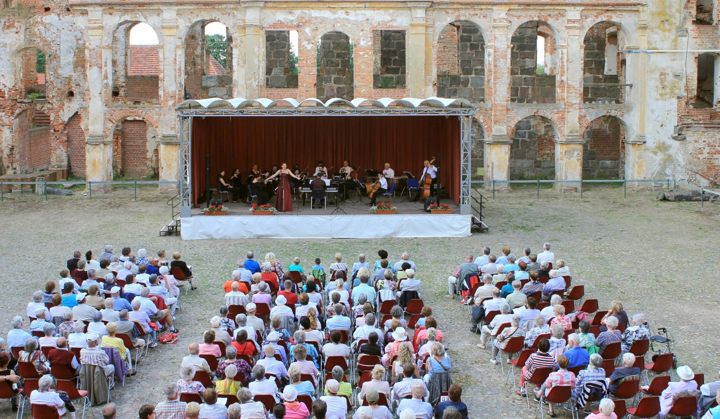 Innenhof der Kloster- und Schlossanlage, © Stadt Dargun