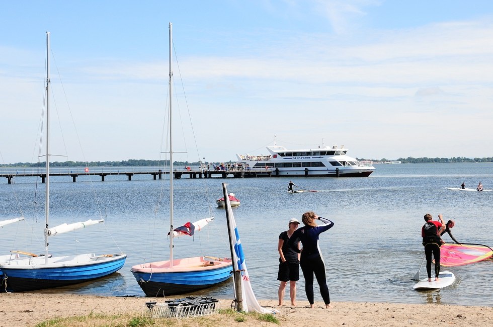 Schiffsanleger in Dranske auf Rügen, © Tourismuszentrale Rügen