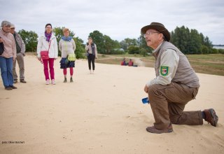 Führung über und durch die Altwarper "Wüste", © Oliver Borchert