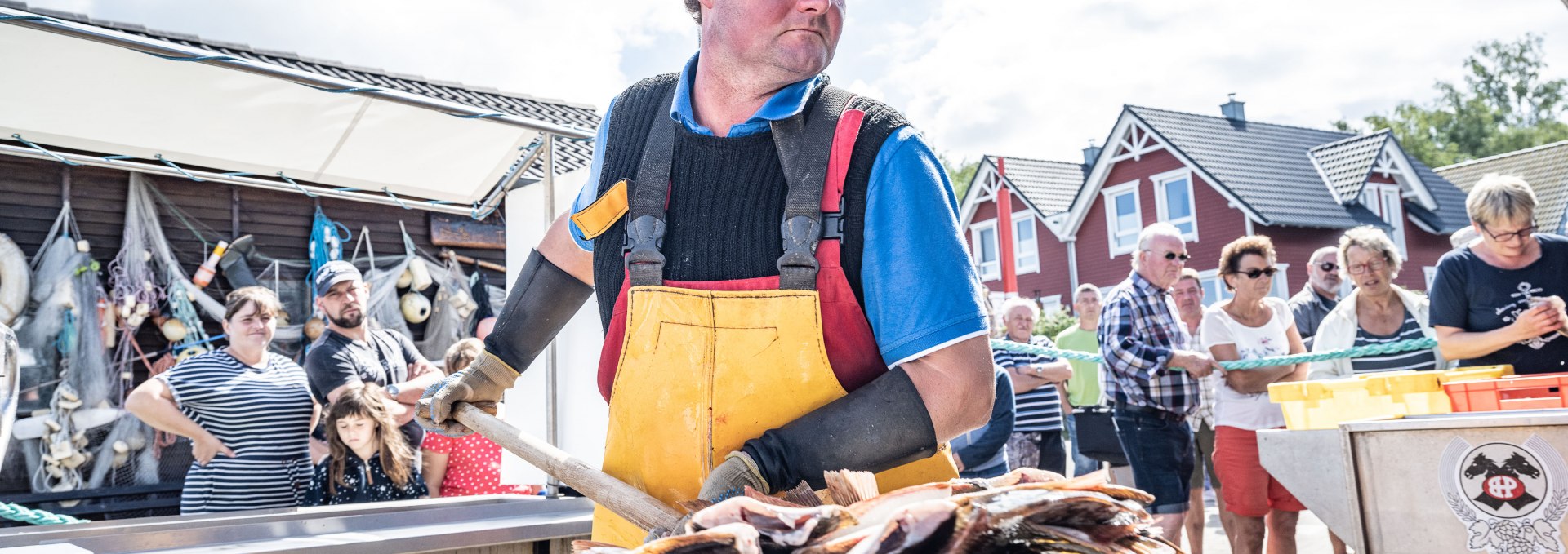 Fischer Koldewitz im Hafen von Gager, © Lars Wehrmann