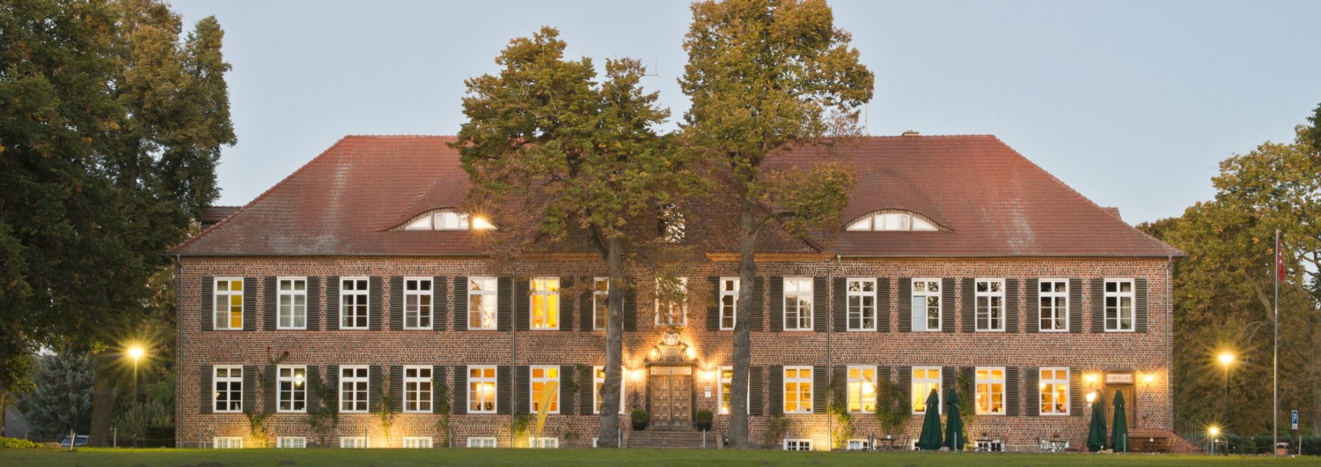 Blick auf das Gutshaus Ludorf, © Christin Drühl