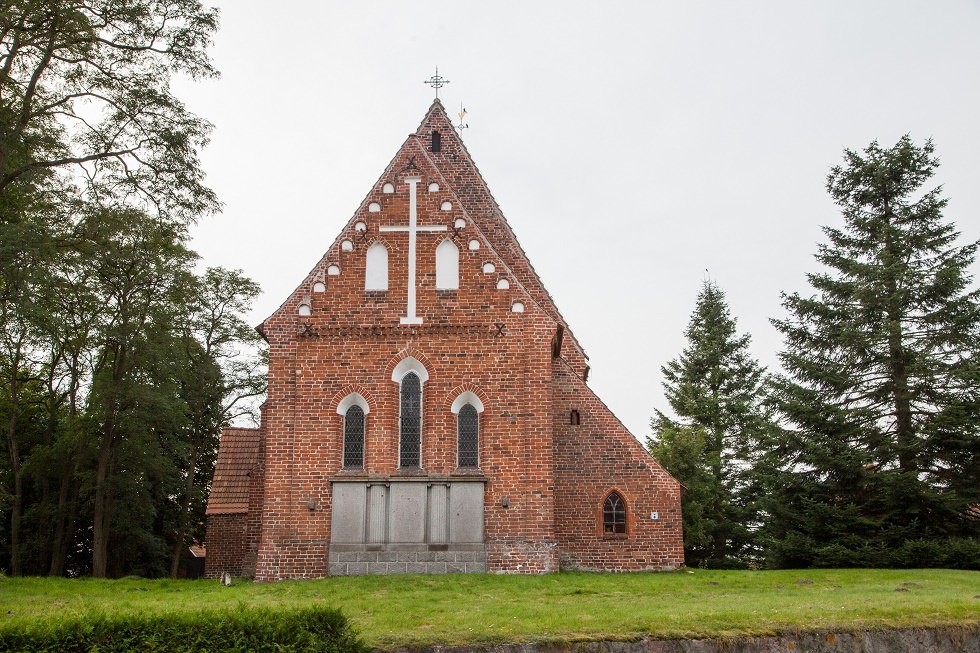 Der Ostgiebel der Kirche (Chorseite)., © Frank Burger