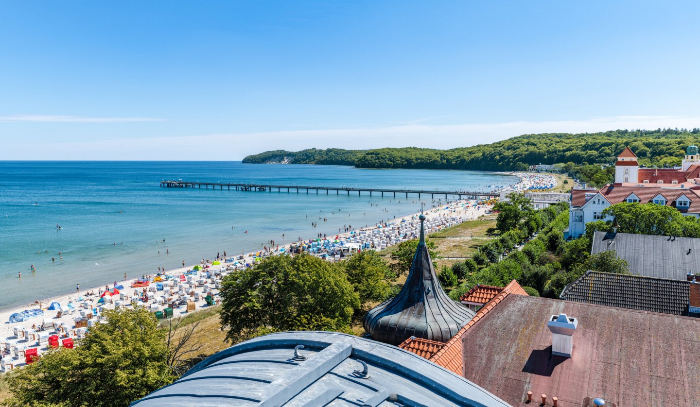 Blick auf die Seebrücke im Seebad Binz, © TMV/Tiemann