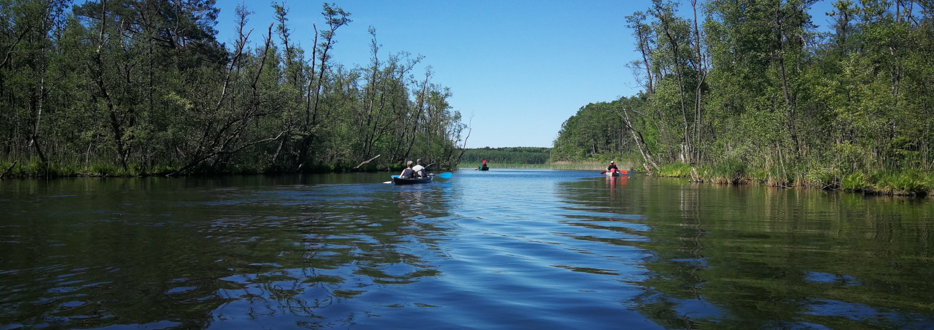 Paddeln auf dem Rätzsee, © FKK Camping am Rätzsee