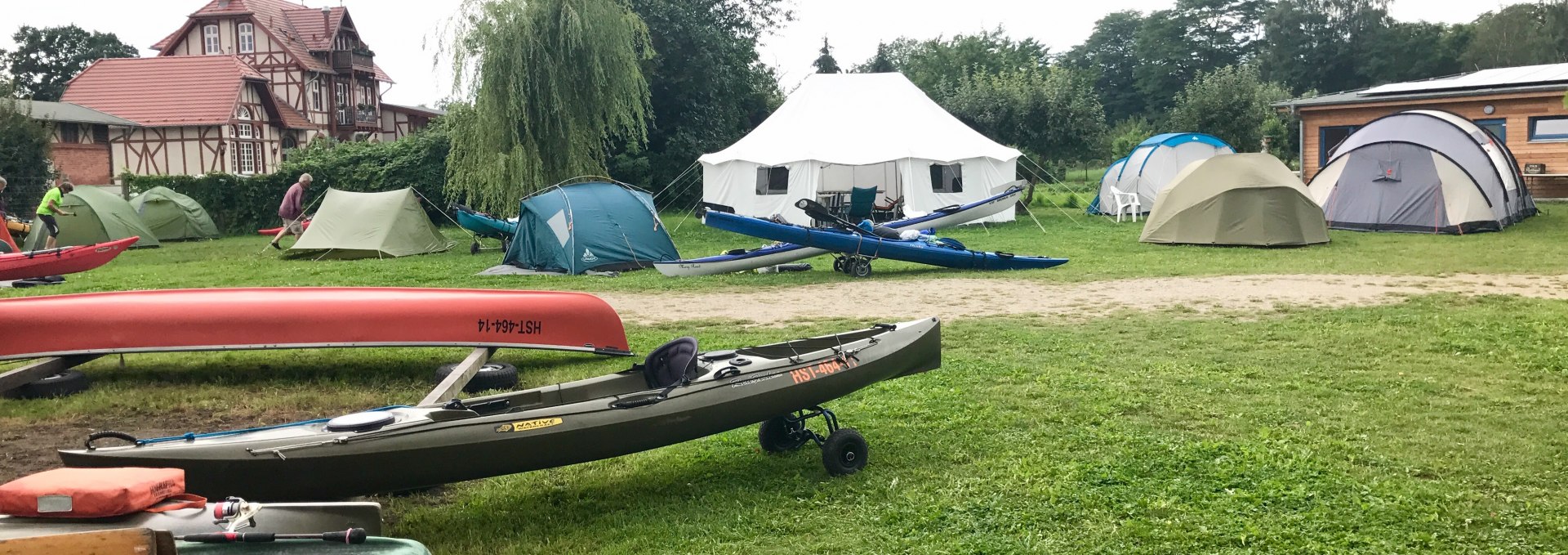 Campingplatz an der Peene, © Christa Labouvie