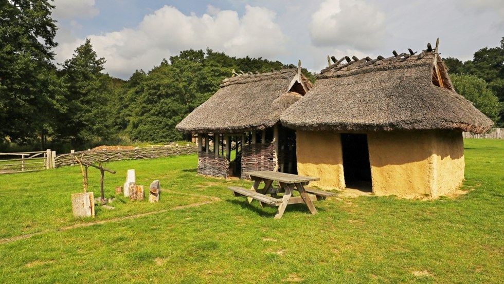 Archäologisches Freilichtmuseum Groß Raden- Gebäude, © TMV/Gohlke