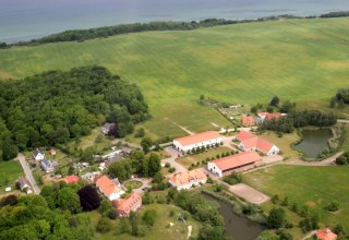 Luftaufnahme - Gut Brook, © schloss gross schwansee