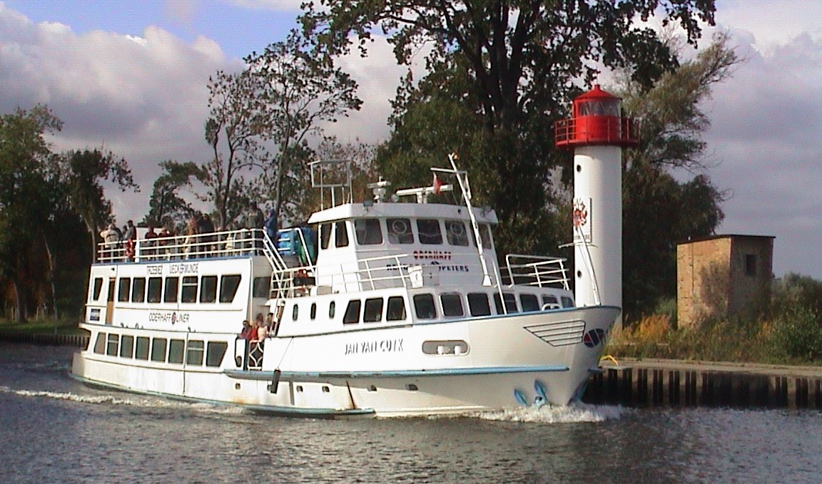 Fahrgastschiff Jan van Cuyk am Ueckerkopf, © Kay Peters