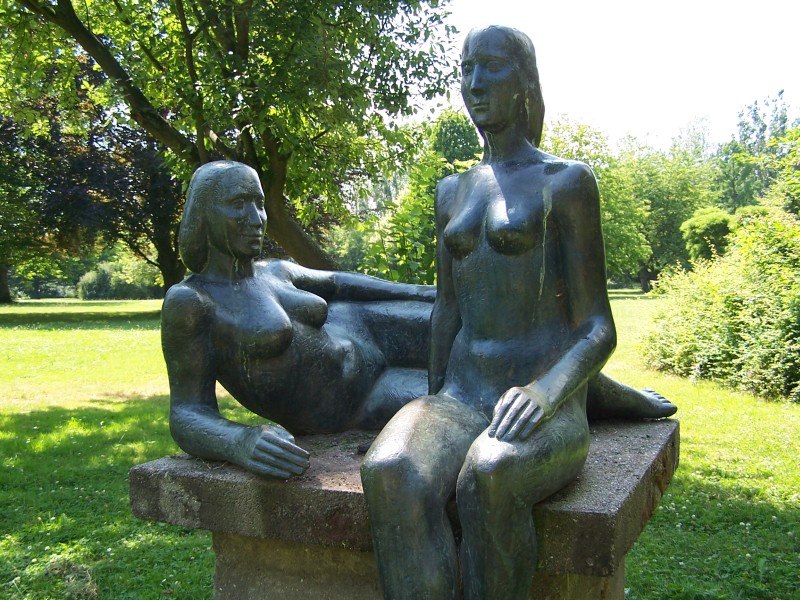 Kunstwerk im Teterower Stadtpark, © Tourist-Information