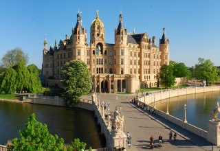 Schweriner Schloss, © Tourismusverband Mecklenburg-Schwerin e.V.