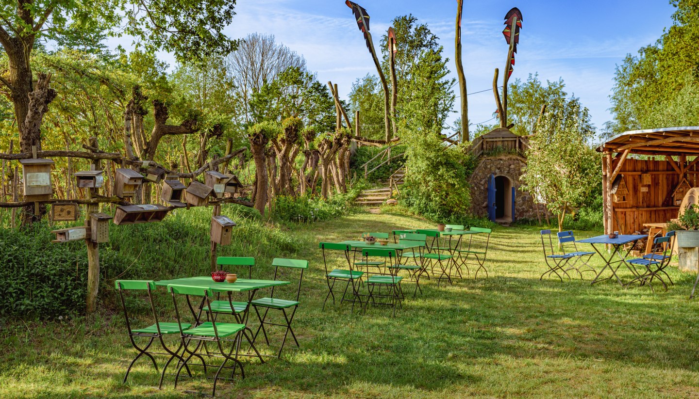  Im Wangeliner Gartencafé gibt es beides., © TMV/Tiemann