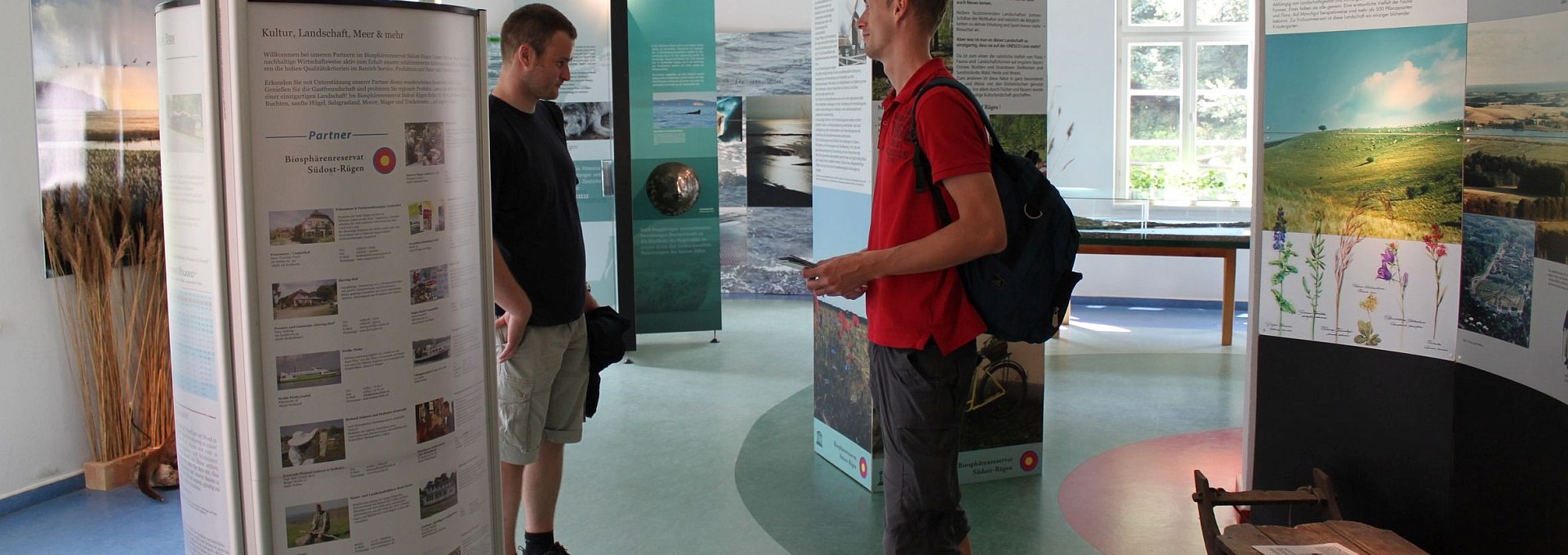 In der Ausstellung des Biosphaerenreservats Südost-Rügen, © Stefan Woidig