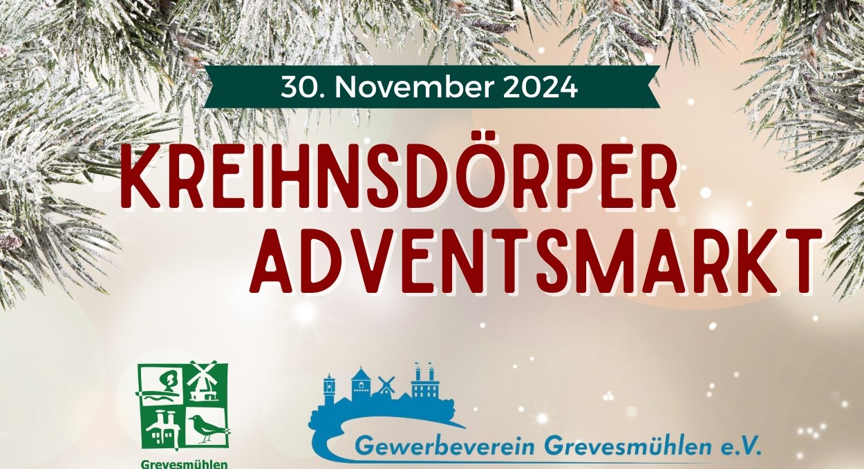 Adventsmarkt GVM 2024 Titelbild, © Stadt Grevesmühlen