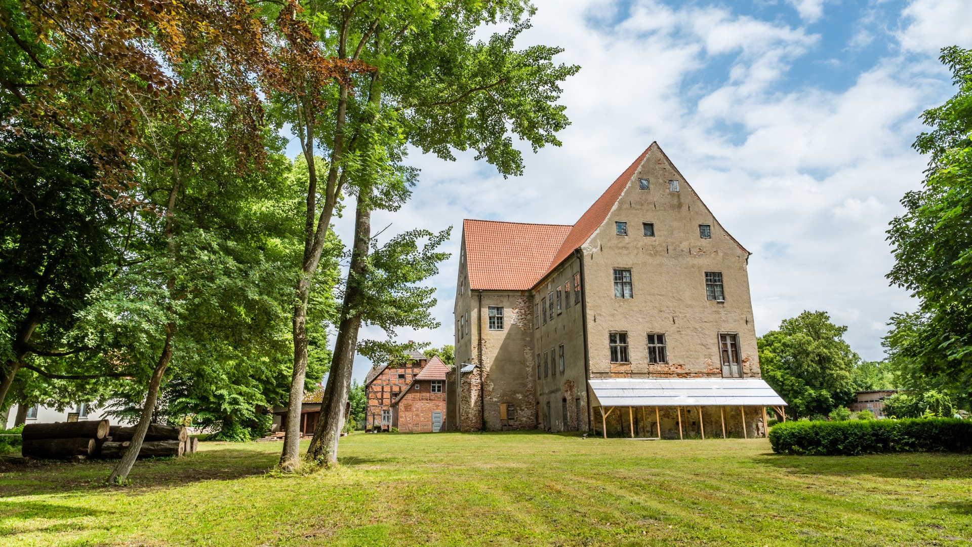 Schloss Ludwigsburg in Loissin. Es soll restauriert werden., © TMV/Tiemann