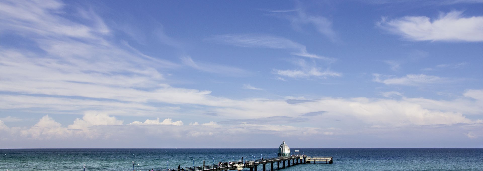 Gästemagnet an der Ostsee - die Zingster Seebrücke., © Sarah Kunze