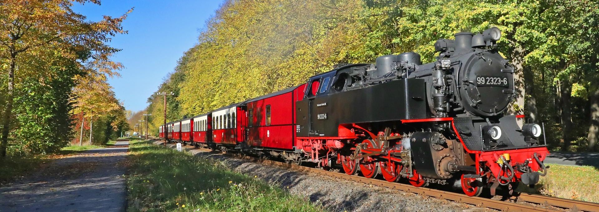 Der Molli zwischen Bad Doberan - Heiligendamm - Kühlungsborn, © TMV/Gohlke