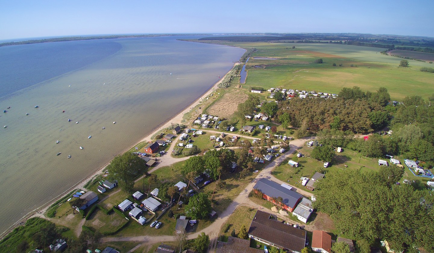 Luftbild vom Campingplatz, © Jennifer Neumann