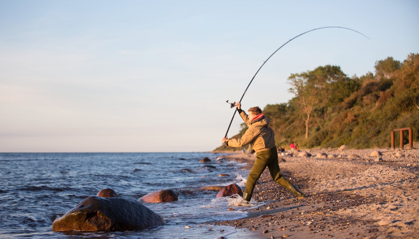 Die Küste zwischen Boltenhagen und Graal-Müritz ist ein echter Geheimtipp für Meeresangler, © TMV/Läufer