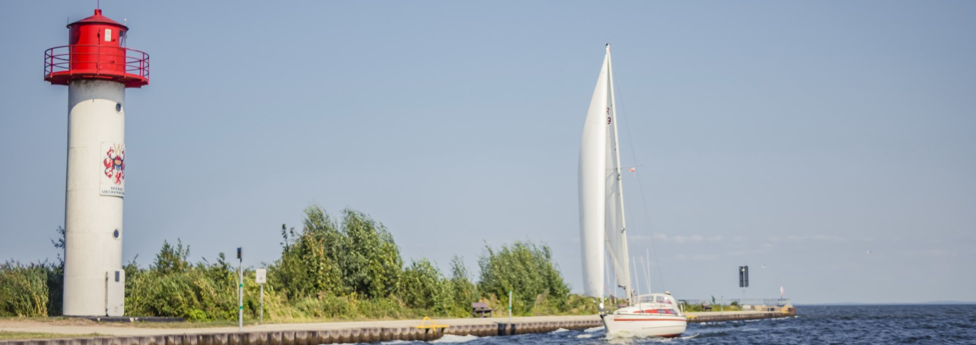 Haffbad Seebad Ueckermünde- Ueckerkopf - Mündung der Uecker ins Stettiner Haff, © TVV/ Philipp Schulz