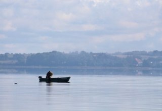 Angler auf dem Kummerower See, © Briese