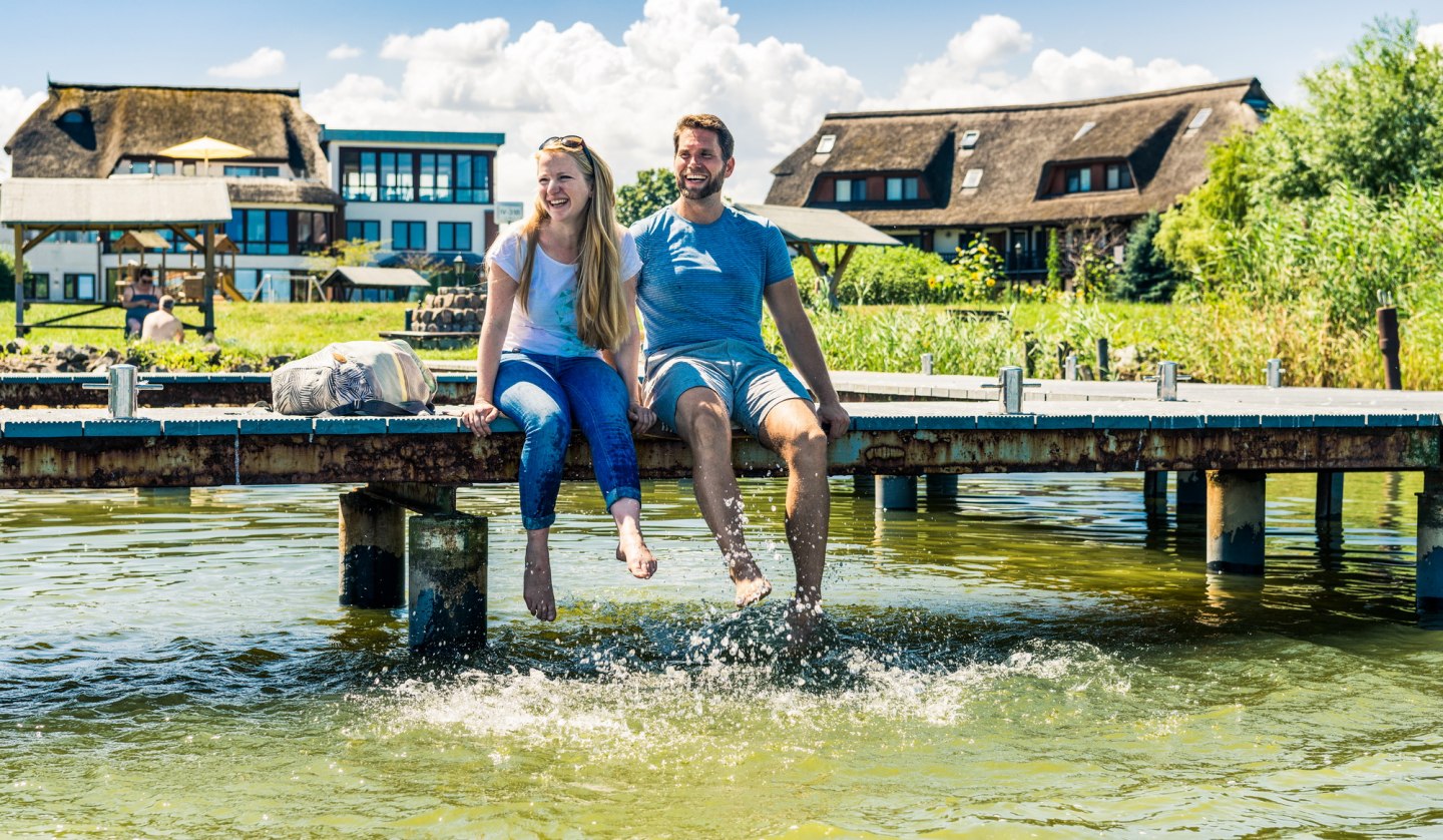 Entspannen am Haffhus im Erholungsort Ueckermünde, © TMV/Süß