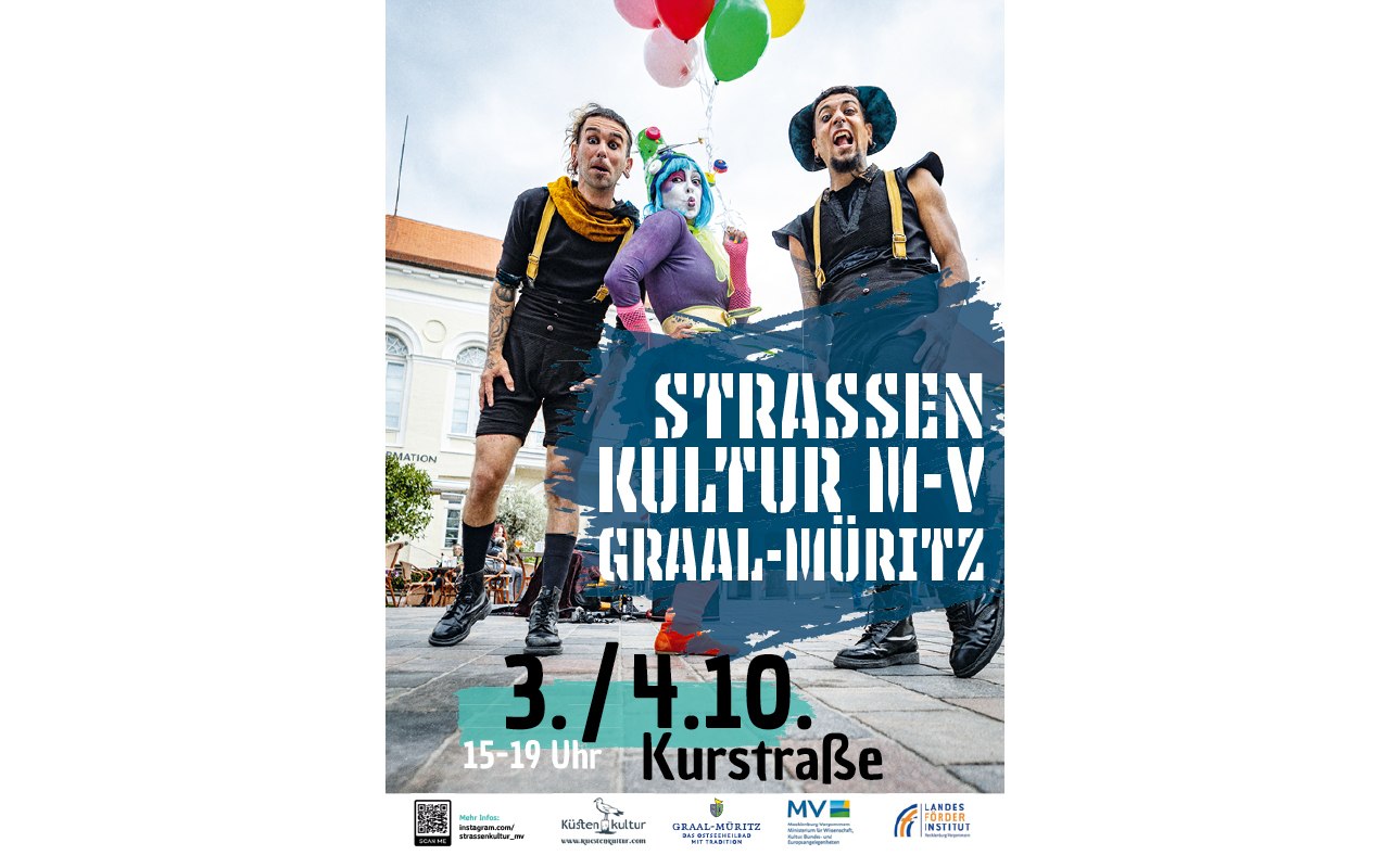 KUR-Straßen-KULTUR Graal-Müritz | Oktober 2024, © Plakat bereitgestellt: Küstenkultur GbR