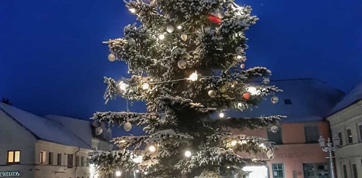 Weihnachtsbaum auf dem Marktplatz, © Gabriele Riech