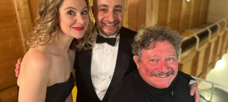 Luise Hansen (Sopran),  Ramin Varzandeh (Tenor),  Joseph Feigl (Klavier/Orgel), © die Veranstalter