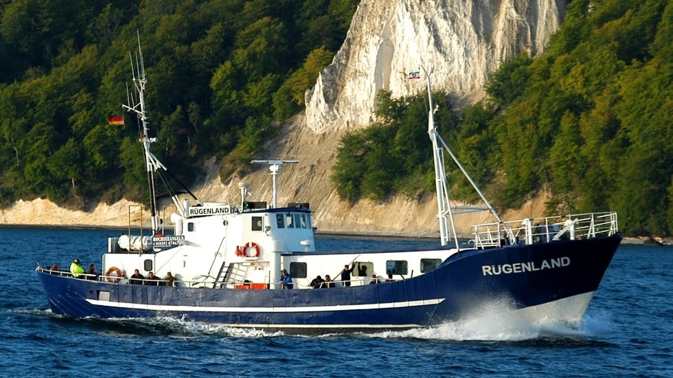 Hochseeangeltouren zu den besten Fangründen mit der MS Rügenland, © Angel- und Ausflugsschifffahrt Rügen GmbH