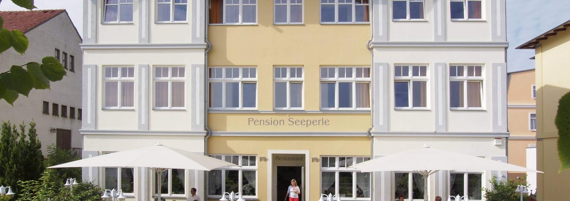 Promenadenansicht Pension Seeperle, © Frau Mandy Knuth