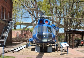 Ein Original Marinehubschrauber im Marinemuseum Dänholm, Außenstelle des STRALSUND MUSEUM, © STRALSUND MUSEUM