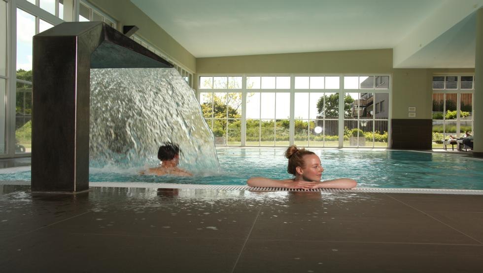 Pool im Wellnessbereich von Schloss Basthorst, © Hotel Schloss Basthorst