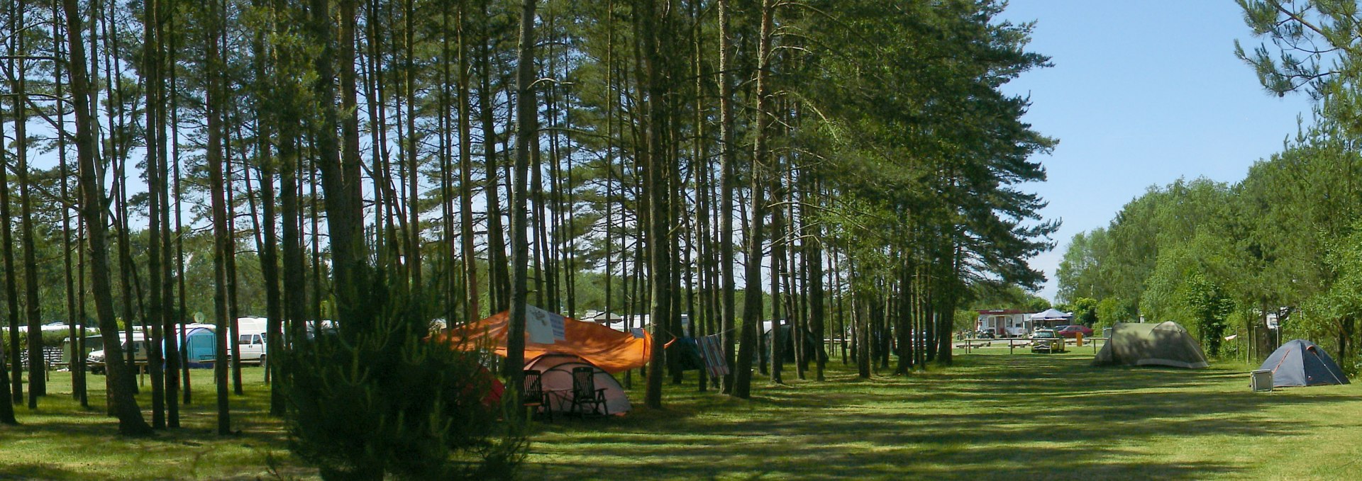 Blick auf den Zelterbereich, © Camping in Neuhaus