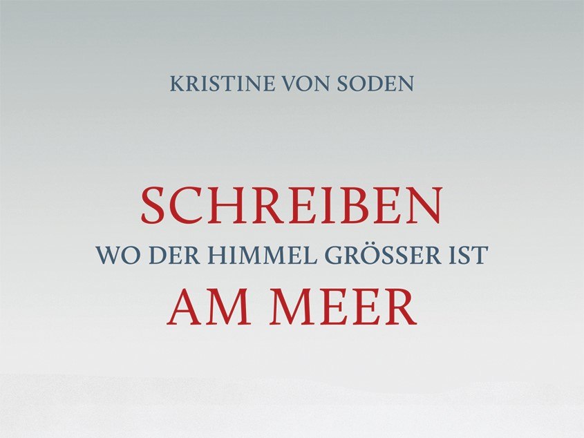 Buchcover: Schreiben am Meer, © Transit