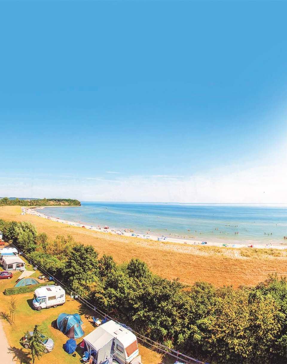 Der Campingplatz „Dat Stranddörp auf Rügen, © Dat Stranddörp