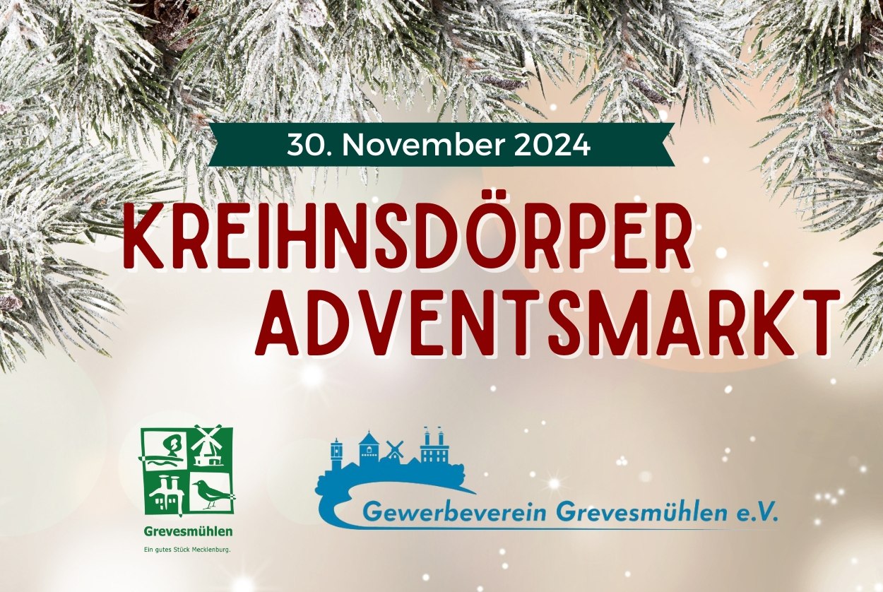 Adventsmarkt GVM 2024 Titelbild, © Stadt Grevesmühlen