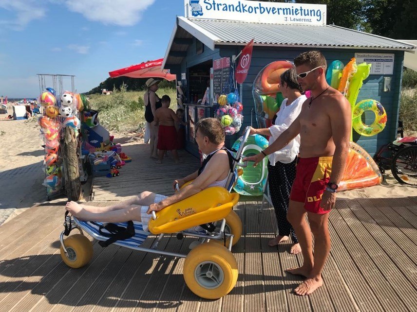 barrierefreier Strandzugang, © Kurverwaltung Ostseebad Ückeritz