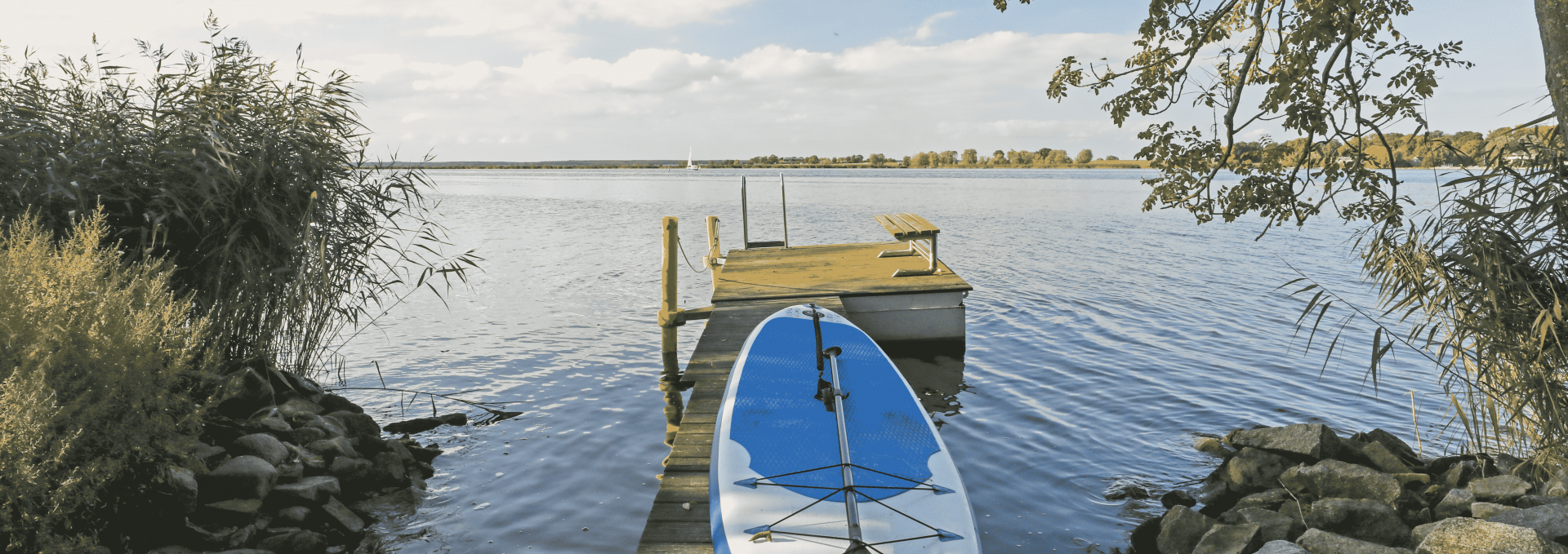 Boot am Anlegeplatz bei einem Steg, © TMV/Gohlke