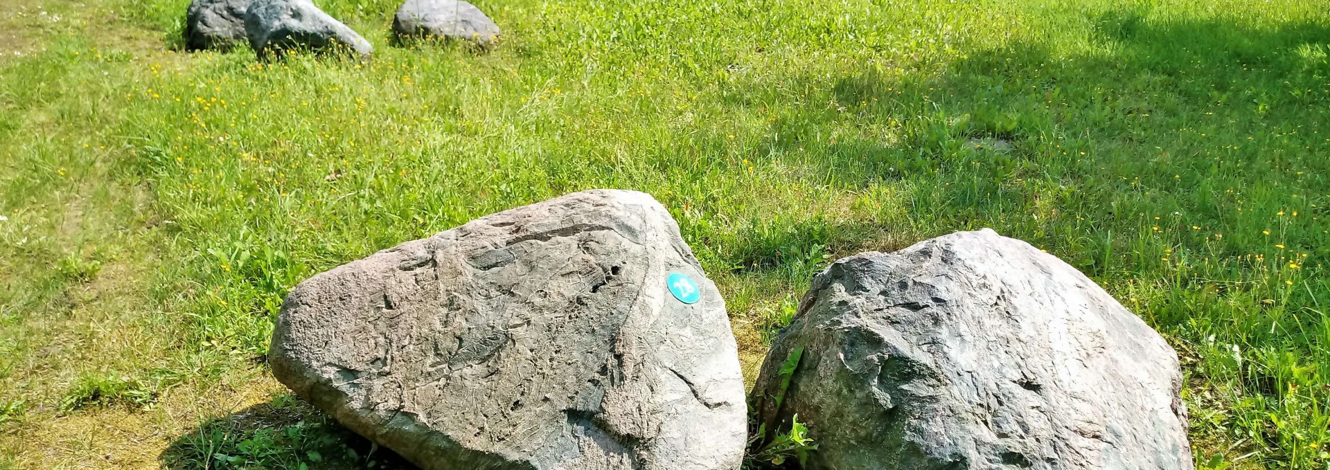 Es gibt 32 Findlinge (aktuell) im Garten. An den Steinen sind Nummern aufgebracht und eine Tafel erklärt Ihnen Anhand der Nummer, um was für einen Stein es sich handelt., © Wolfgang Mamat