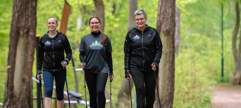 Nordic Walking mit der Bürgermeisteri, © André Pristaff / Tourismus- und Kur GmbH Graal-Müritz