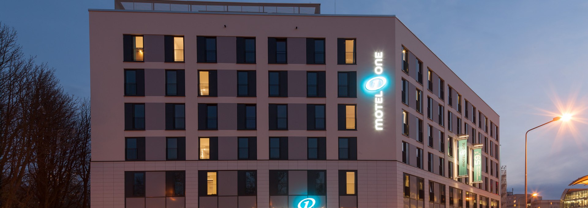 Aussenansicht Motel One Rostock, © Motel One Rostock